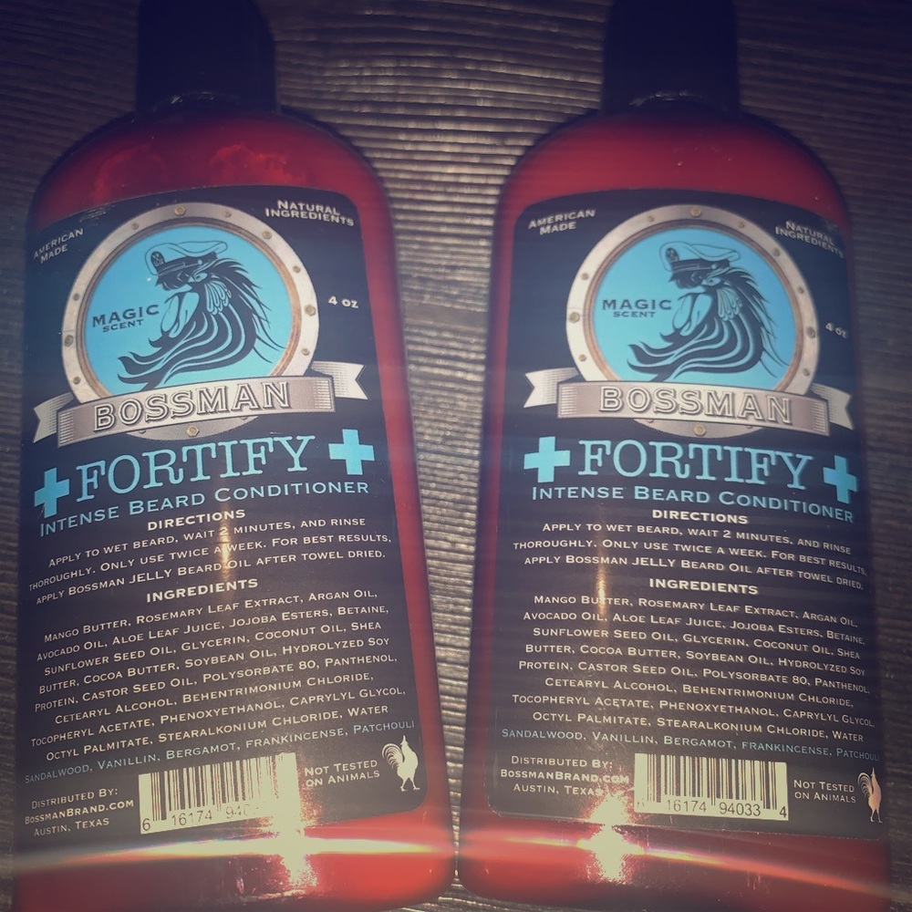 2 Bossman Fortify Intense Beard Conditioner